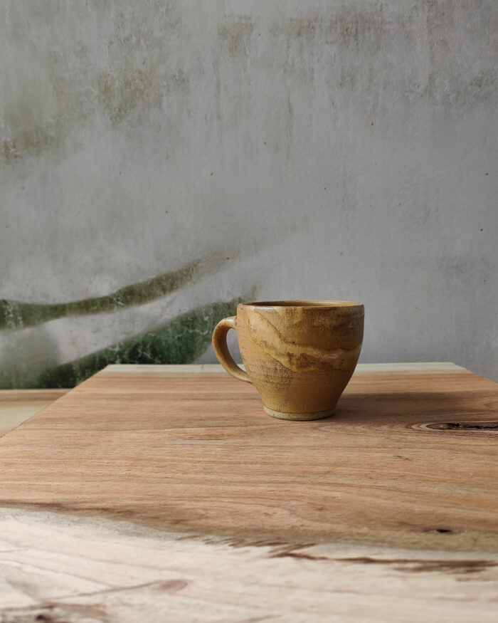 Neo Tea Cup - Honeycomb glaze, handmade ceramic tea cup