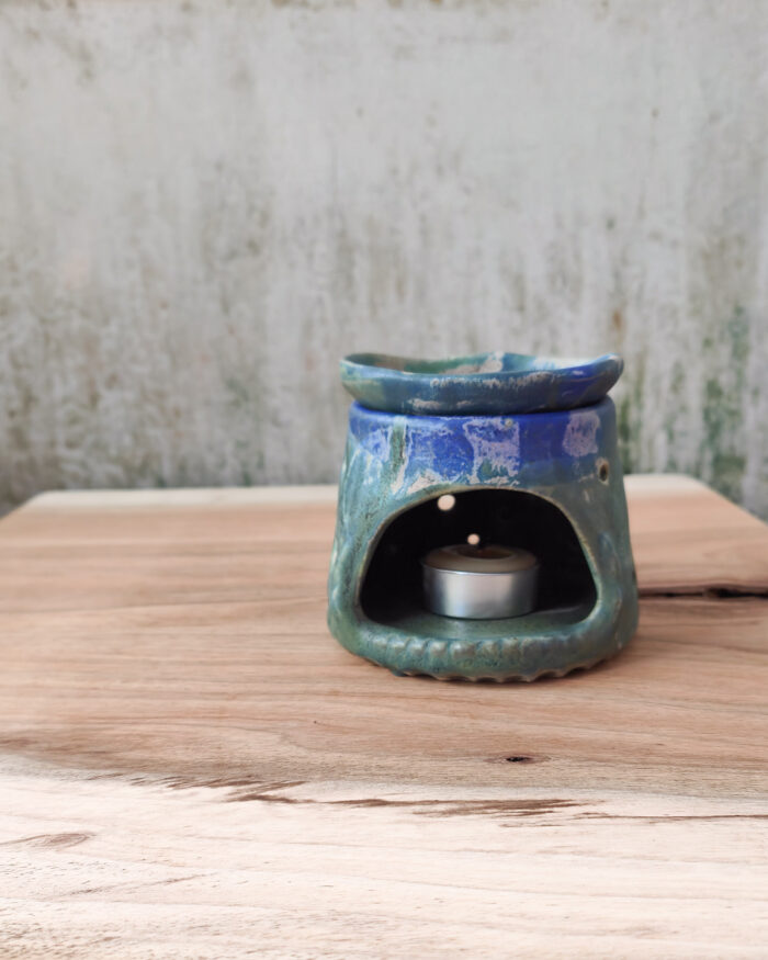 Ceramic Oil Burner + Tea Light Holder